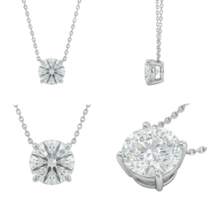 Round Solitaire Necklace