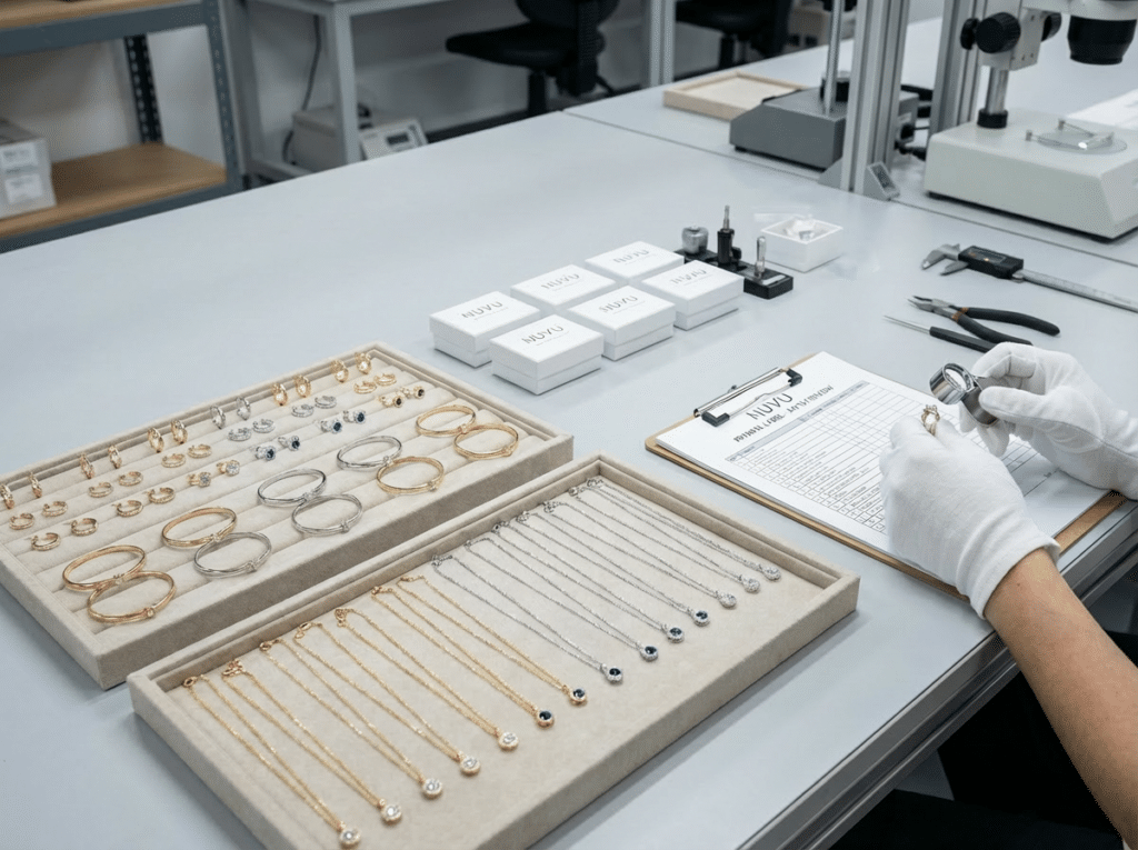 Jewelry order consistency review