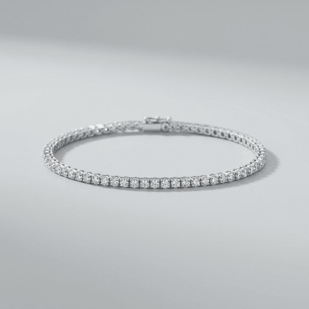 Private label lab-grown diamond bracelet