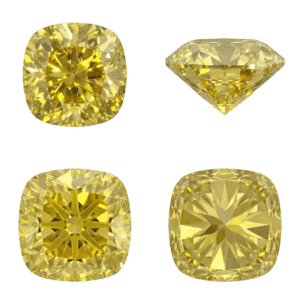 Yellow Cushion Diamond