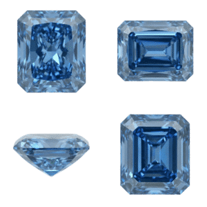 Blue Radiant Diamond