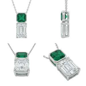 Emerald Pendant Necklace