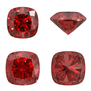 Red Cushion Diamond