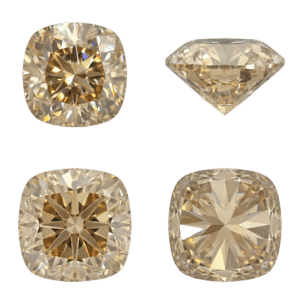 Champagne Cushion Diamond