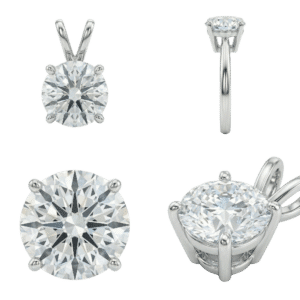 Round Solitaire Pendant