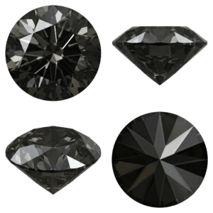 Black Round Diamond