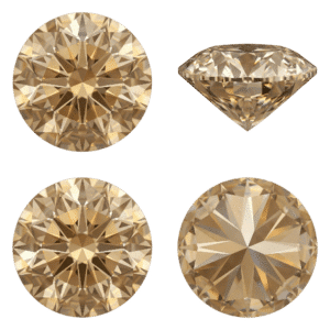 Champagne Round Diamond