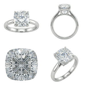 Solitaire Cushion Ring