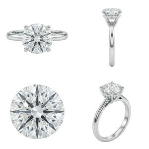 Solitaire Round Ring