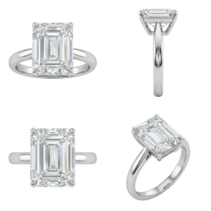 Solitaire Emerald Ring