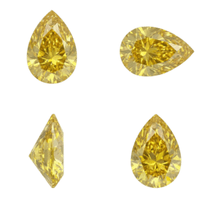Yellow Pear Diamond