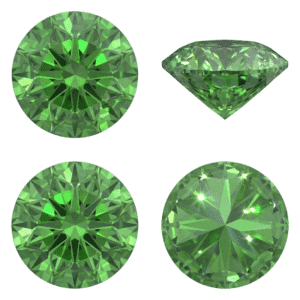 Green Round Diamond