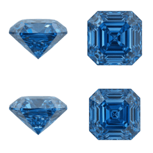 Blue Asscher Diamond