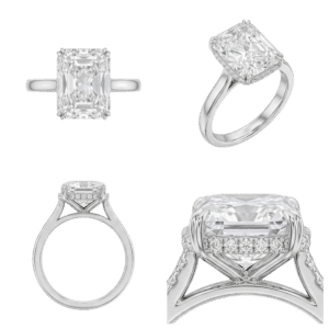 Hidden Halo Radiant Ring