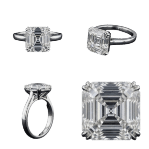 Solitaire Asscher Ring