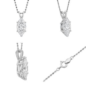 Marquise Solitaire Necklace