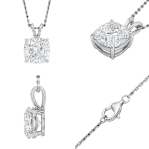 Cushion Pendant Necklace
