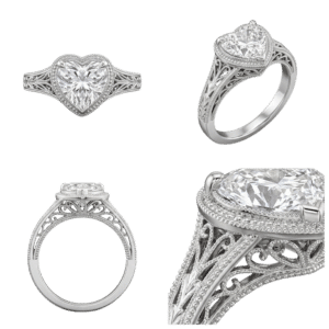 Vintage Heart Ring
