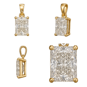 Yellow Gold Radiant Pendant