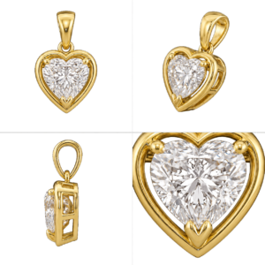 Yellow Gold Heart Pendant